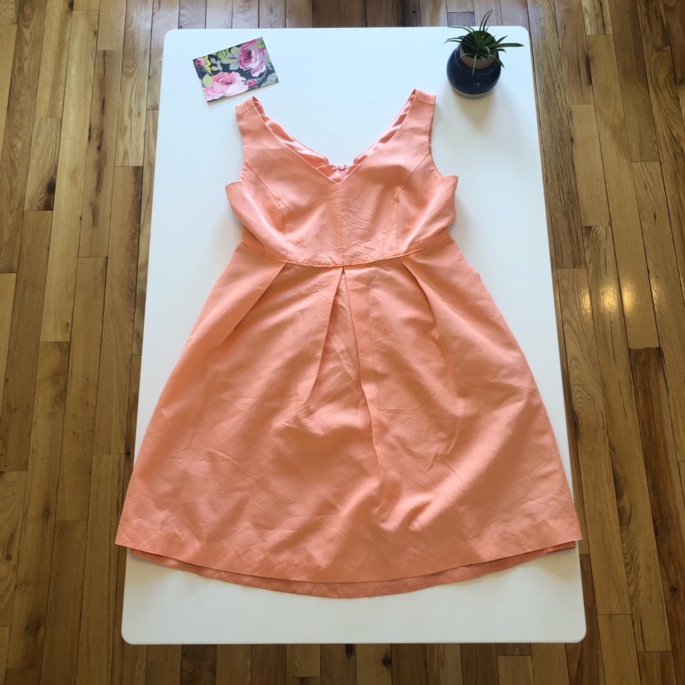 J. Crew peach dress NWOT